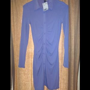 H&M Sinched button up dress